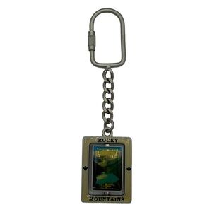 Rocky Mountain National Park Travel Spinning Keychain